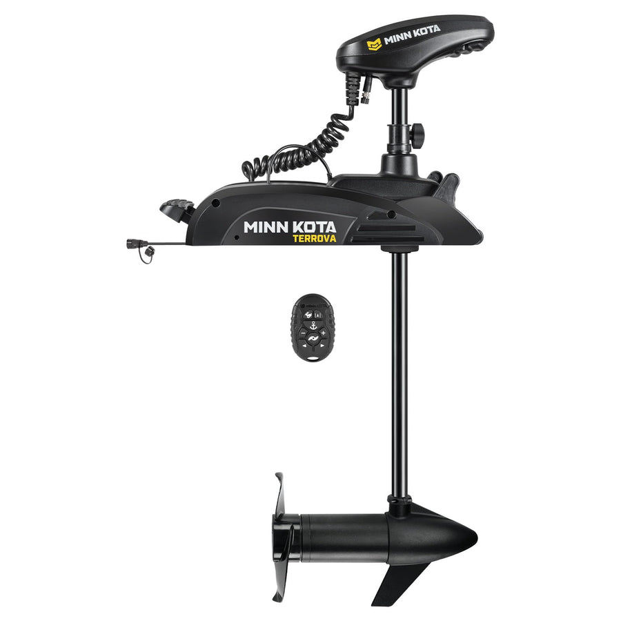 Kayak Minn Kota Terrova Bow-Mount Electric Trolling Motor with GPS – 55 Lb. Thrust, 36 in. Shaft, Freshwater