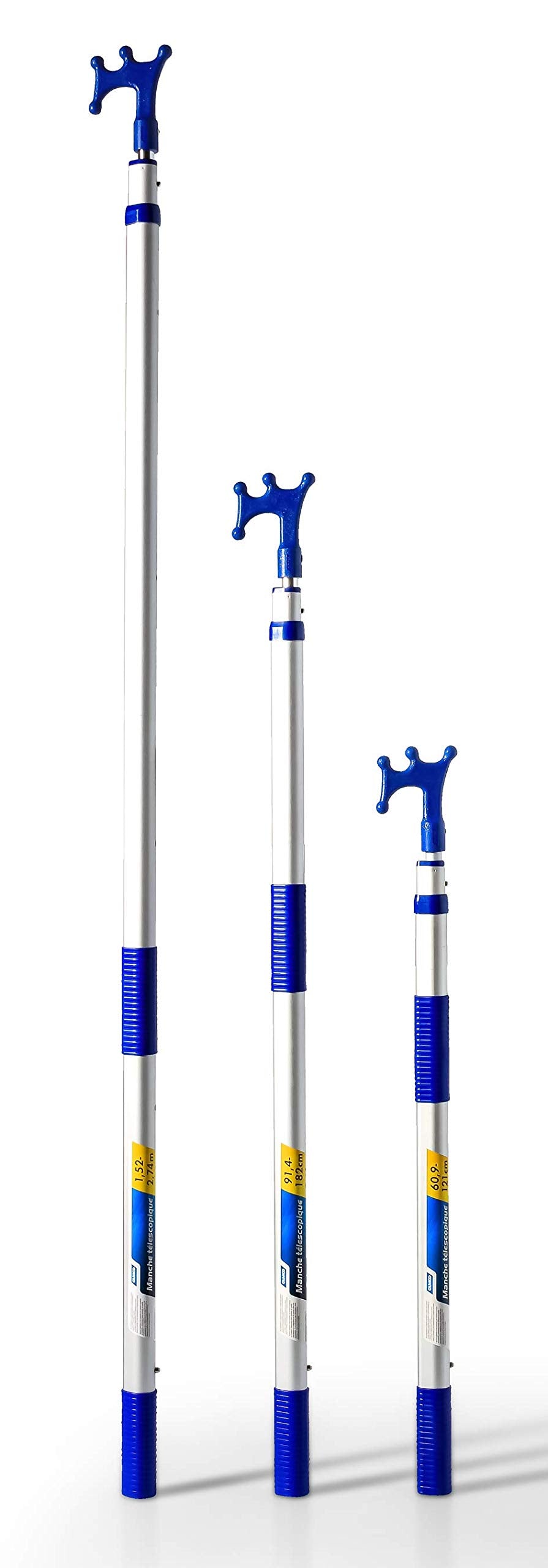 Camco Boat Hook with Telescoping Handle, 5-9ft, Handle Can Be Used with Multiple Accessories