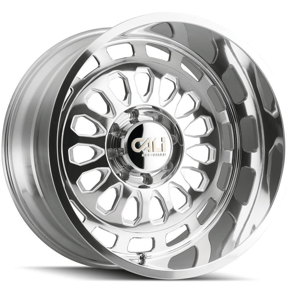 9113-2136P CALI OFF-ROAD Paradox 9113 Polished/Milled Spokes 20X10 6-135 -25mm 87.1mm