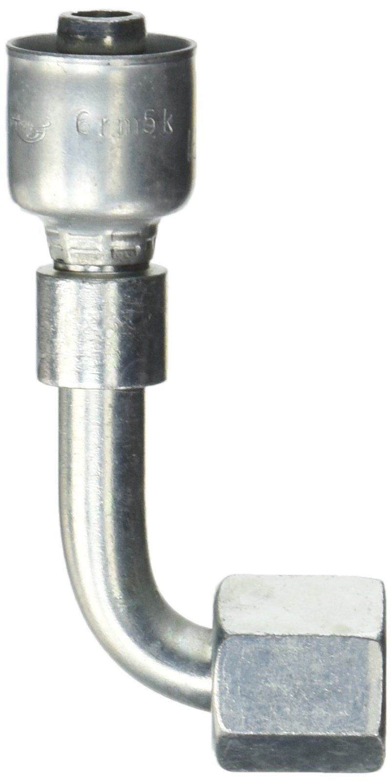 Gates GLP 6GLP1-6FJX90S Couplings, Female JIC 37 Flare Swivel, 90 Bent Tube, 3/8" ID