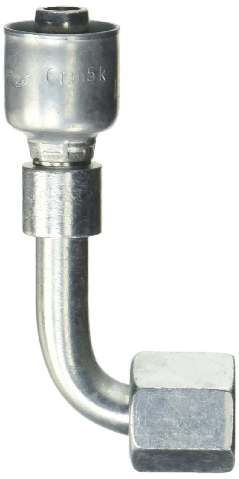 Gates GLP 6GLP1-6FJX90S Couplings, Female JIC 37 Flare Swivel, 90 Bent Tube, 3/8" ID