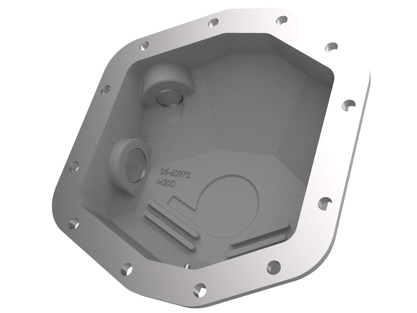 aFe POWER Rear Differential Cover Street Series Raw w/Machined Fins - #46-71090A - Jeep Wrangler (JL) 18-23 (Dana M200)
