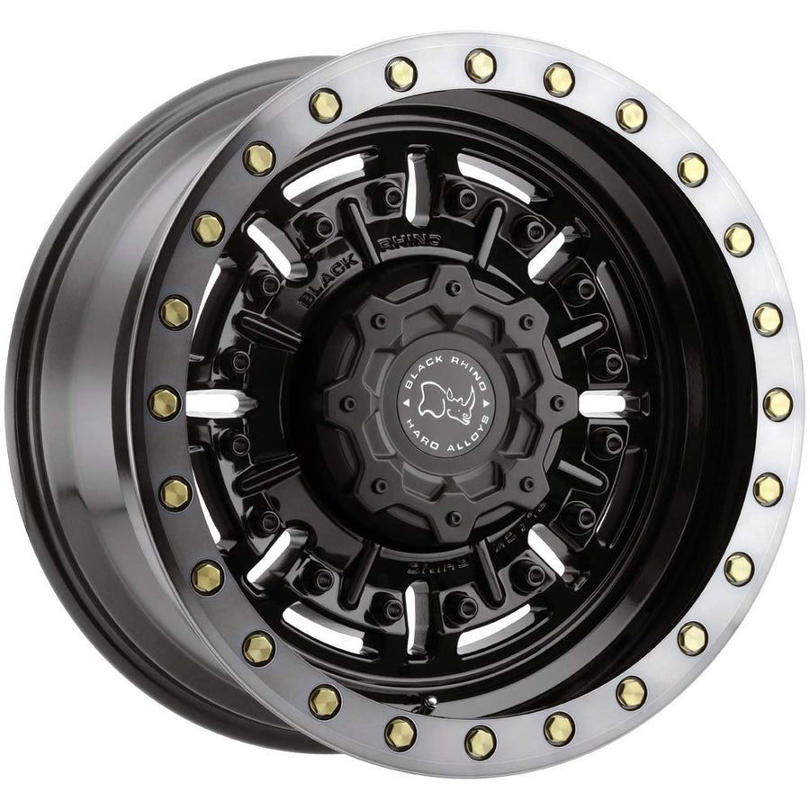 Abrams Black Rhino 17x9.5 5x5" -18mm Black/Tint Wheel Rim 17" Inch 1795ABR-85127B71
