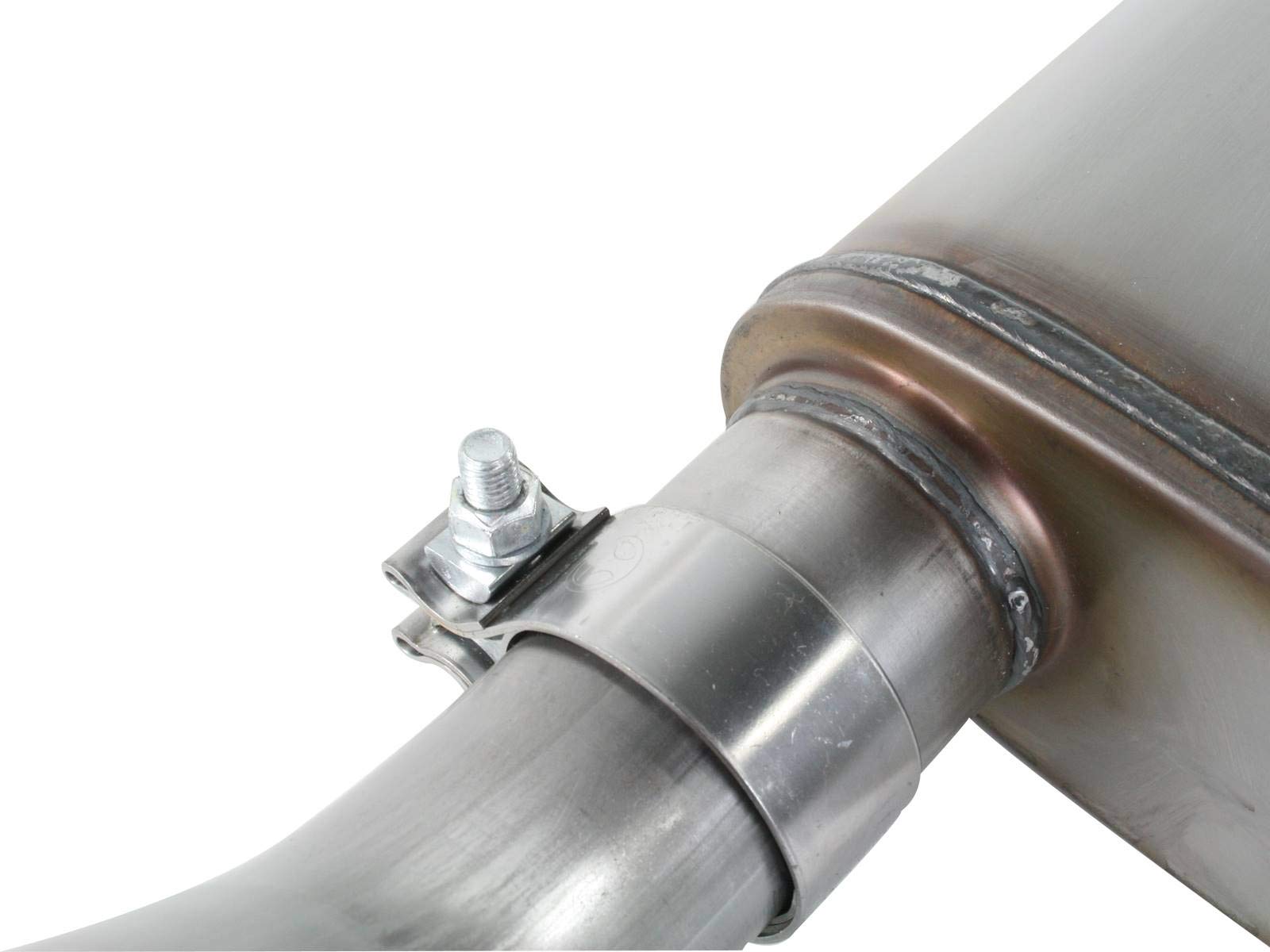 MACH Force XP aFe 2.5" 409 Stainless Steel Cat-Back Exhaust System with Hi-Tuck Tailpipe for Jeep Wrangler TJ L6-4.0L