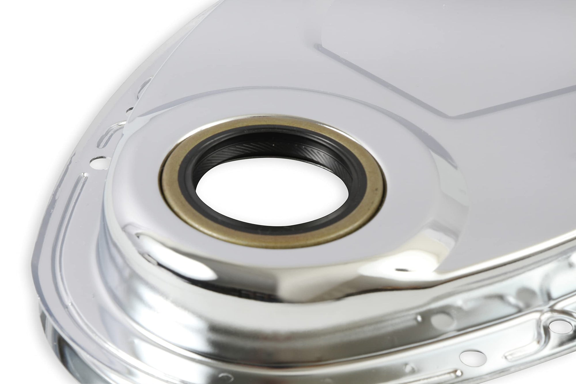 Chrome Plated Mr. Gasket 4590 Timing Cover Complete Kit