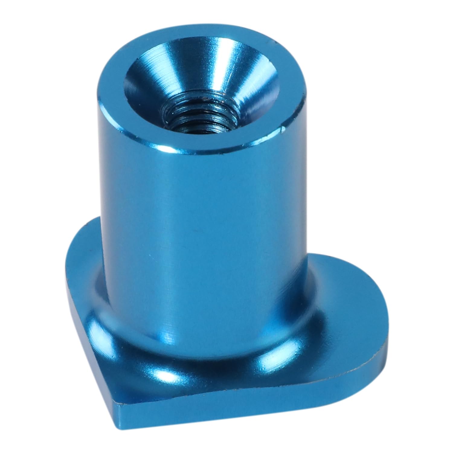 NRG Innovations 6061 Aluminum NRG-DB-H003BL Heart E-Brake Drift Button, Hand Brake Lever Button Compatible with Honda Civic/CRX/Del Sol, Blue