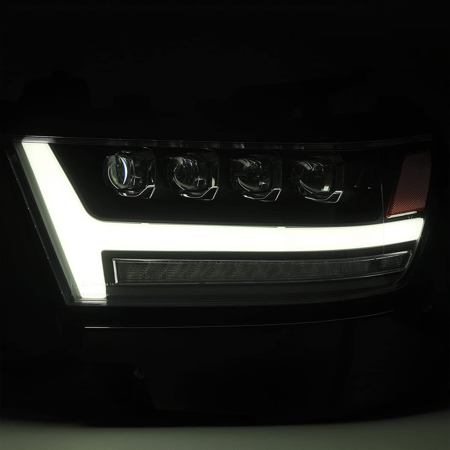 20 Series AlphaRex USA 880517 LED Projector Headlights fits Ram 1500