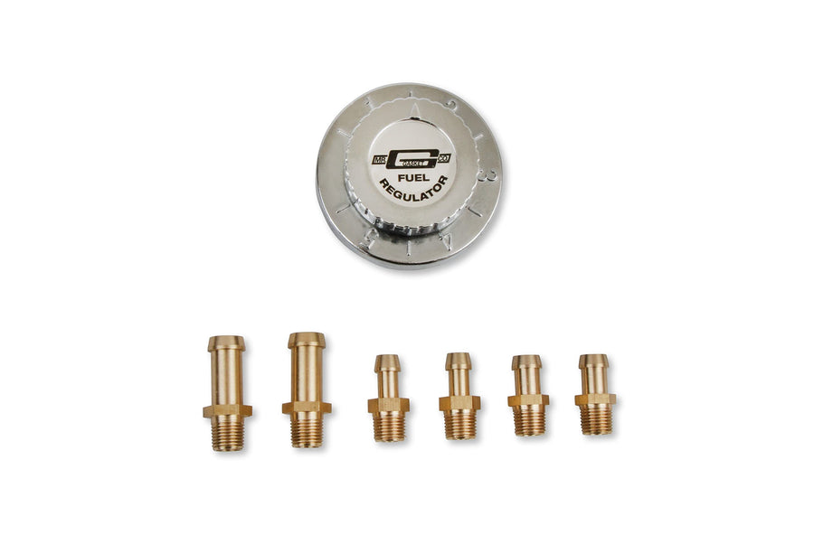 Fuel Press Regultr W/Hdwr, Chrome Mr. Gasket - 9710