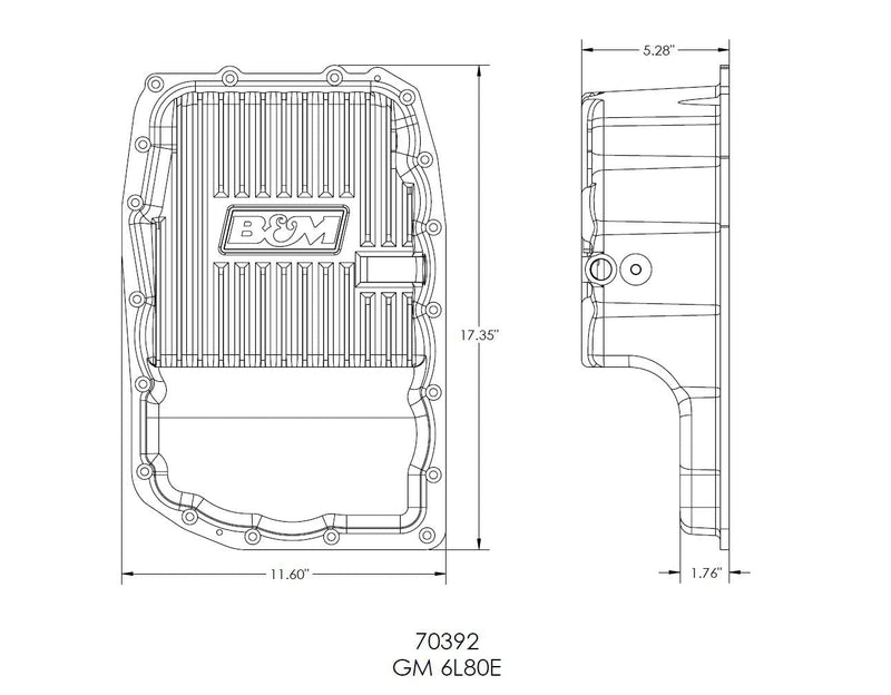 Cast Alum B&M 70392 (Deep Pan)