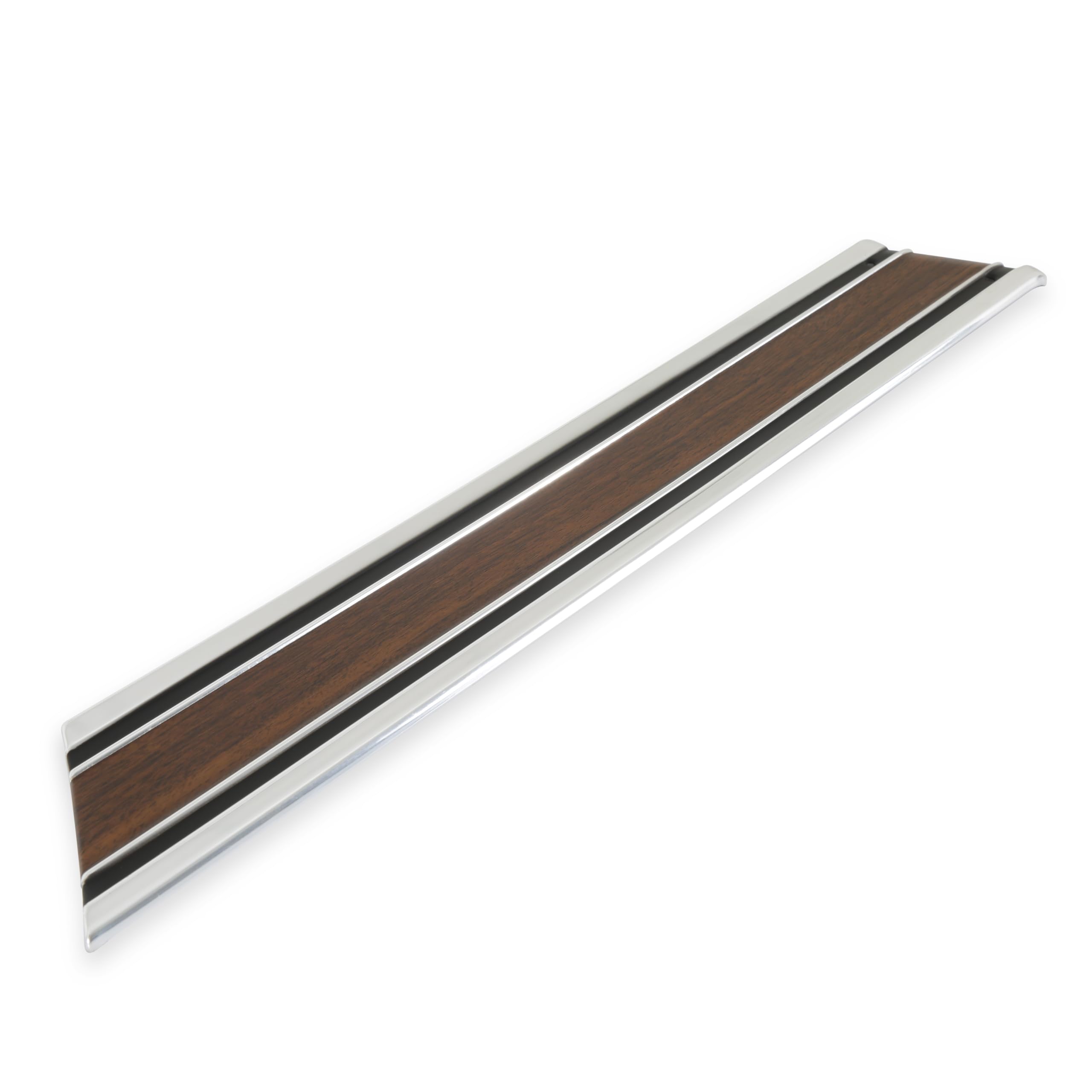 M0026R-69 Brothers Trucks Bedside Molding-Lower-Rear-Fleetside-Shortbed-RH-Wood