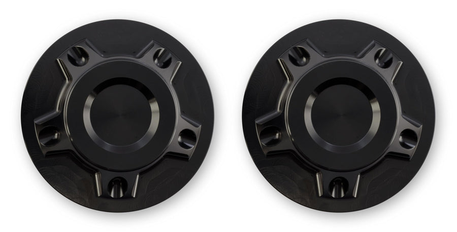 Drake Muscle Cars Black Anodized CA-280001-BLK Billet Struck Cover for Chevrolet Camaro