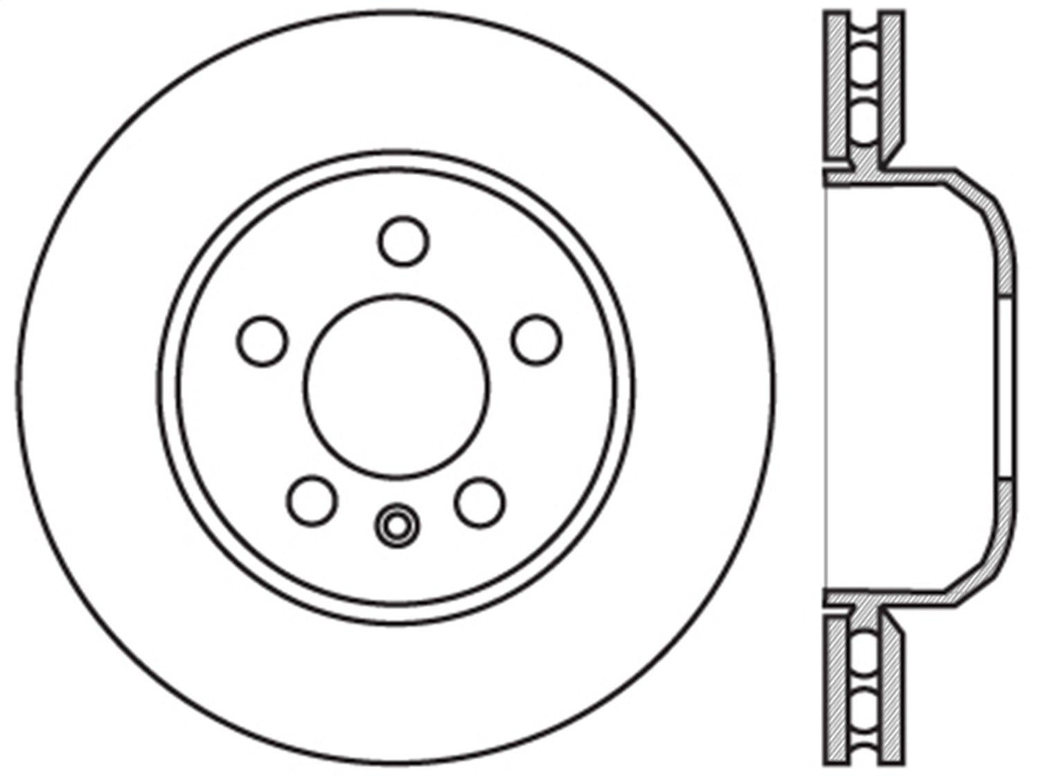 StopTech Sport Slotted Brake Rotor 126.34131SR; Front and Rear Right