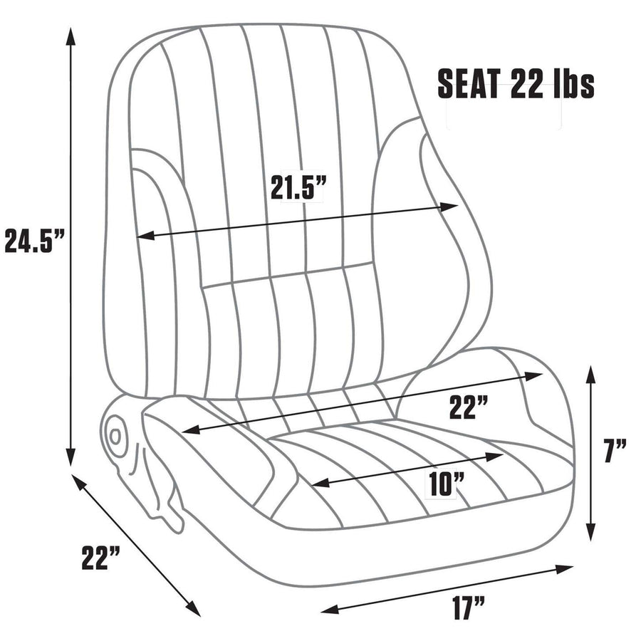 Beige Vinyl ProCar by Scat 80-1050-54L Racing Rally Low Back Recliner Left Seat