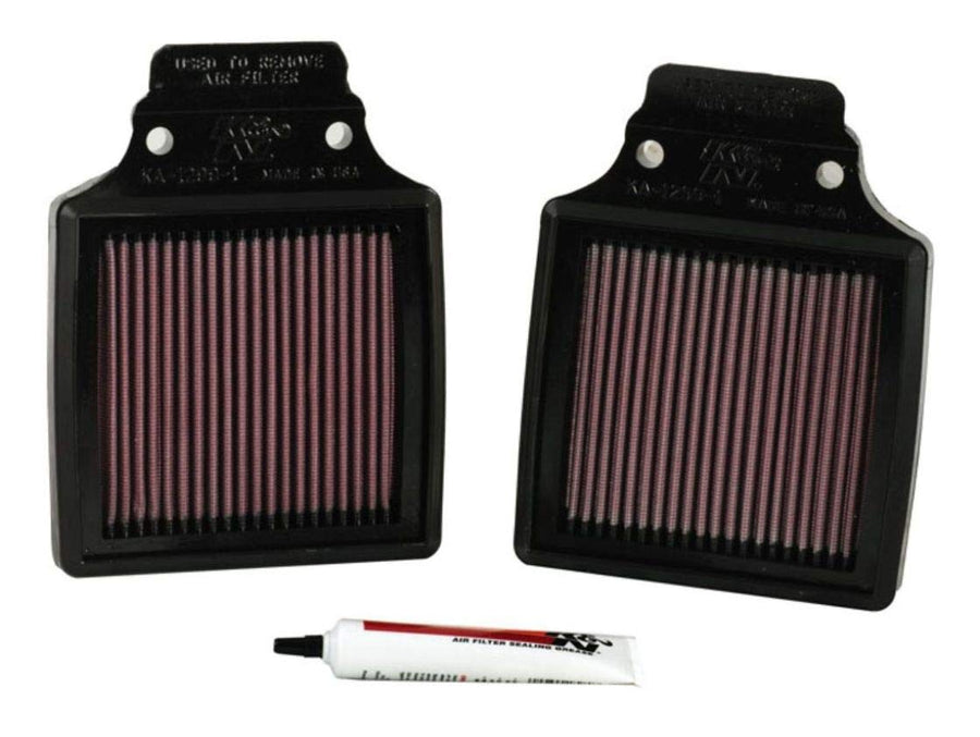 K&N Engine Air Filter: Premium, High Performance, Powersport Air Filter: Fits 2000-2006 KAWASAKI (ZX1200 Ninja ZX-12R) KA-1299-1