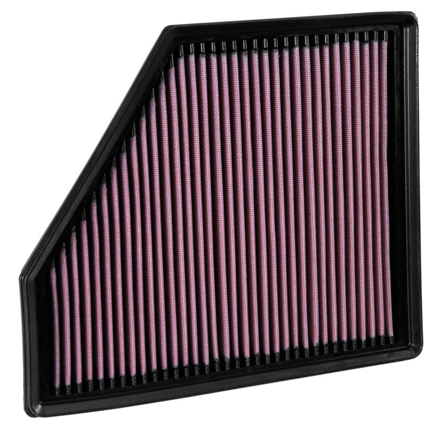 K&N Original High-Flow Lifetime Engine Air Filter: Increase Power: Premium, Washable: Compatible with 2016-2024 Chevrolet: Camaro, SS, ZL1, 33-5047