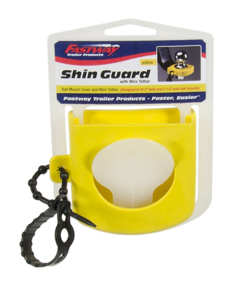Yellow Fastway 82-00-3127 Hitch SHIN Guard with Wire Tether