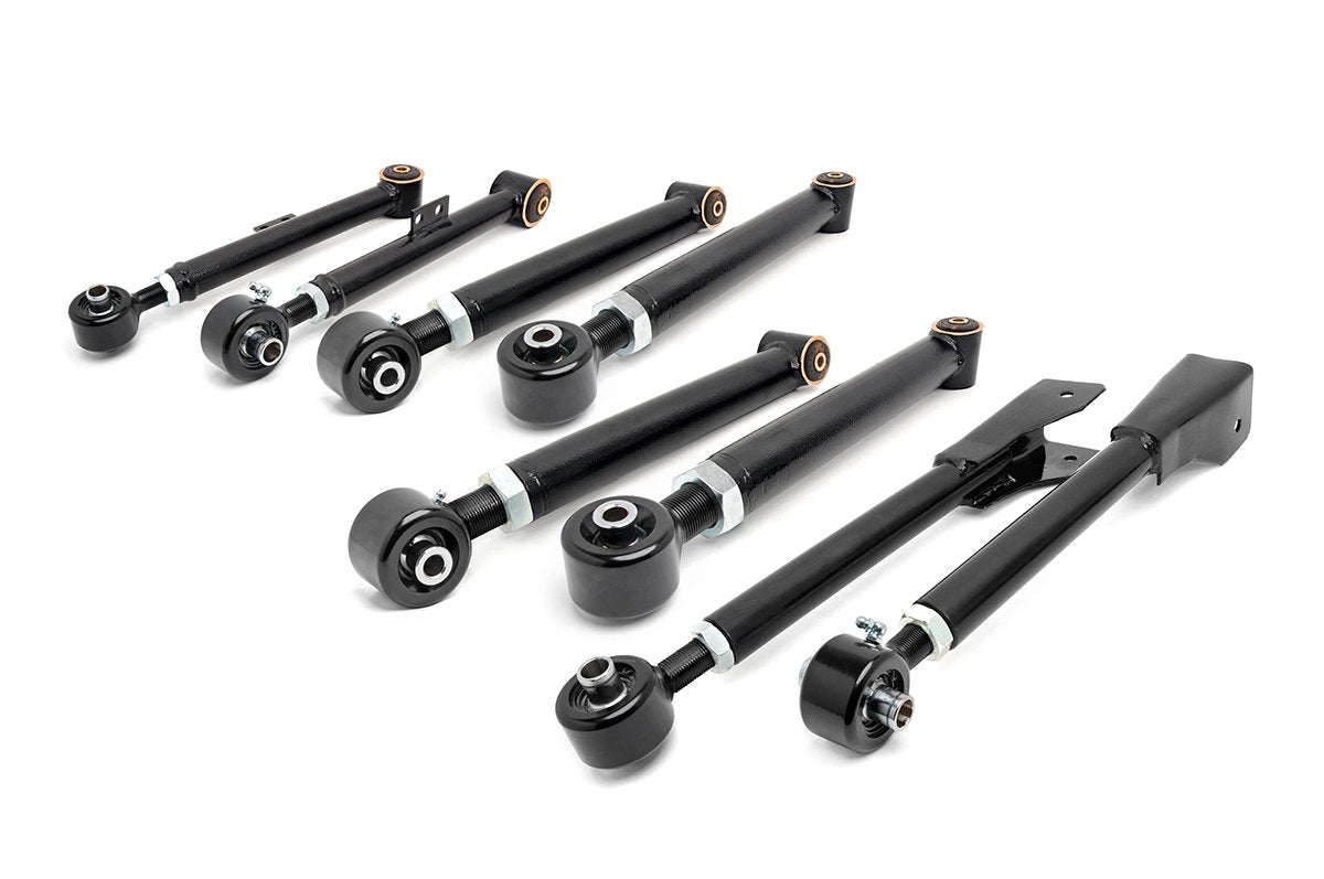 Rough Country X-Flex Control Arm Set for Jeep Wrangler TJ 1997-2006 - 11470