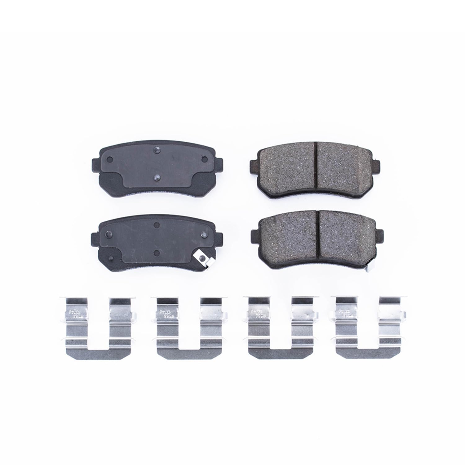 Power Stop Brake Kit Front For Hyundai Accent 2006-08 |Elantra 2009-12 |Sonata 2015 |Tucson 2010-17 |Kia Cadenza 2014-16 |Kia Forte 2010-13 - Ceramic Brake Pads With Installation Hardware, 17-1157