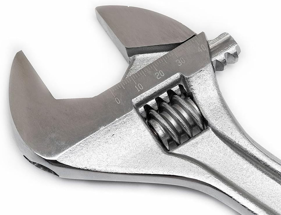 Crescent Wrench Set Adjustable - Home Improvement, Repair & Garage Hand Tools - Carded - 2 Piece Wrenches Set - 8" & 12" - AC2812VS