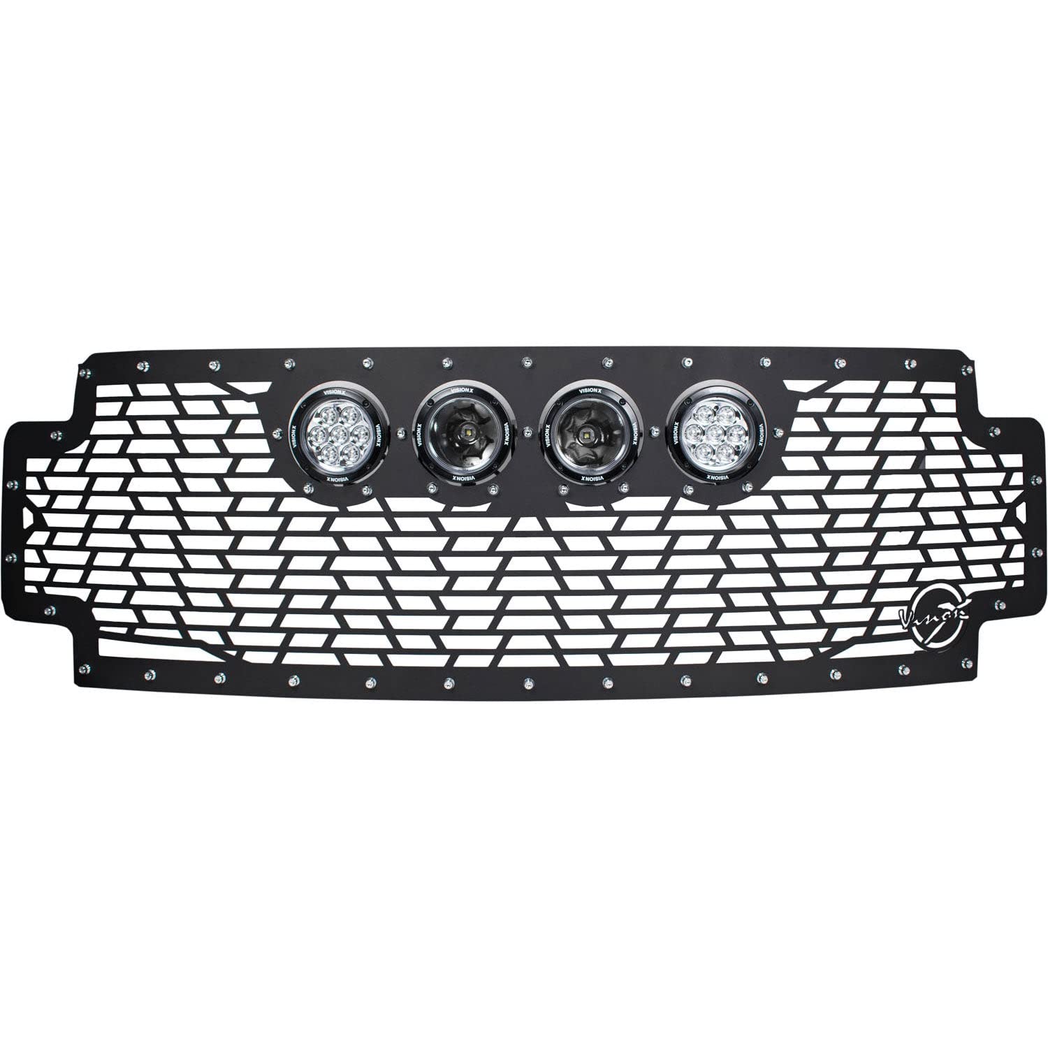 Vision X Lighting VX Grille Cannon XIL-OEGC17FSD GEN 2 Style Grille Insert (2017-Current Ford Super Duty)