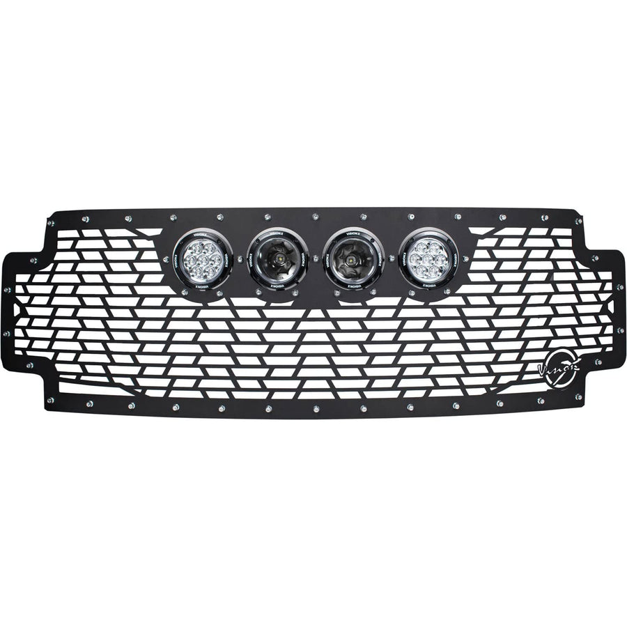 Vision X Lighting VX Grille Cannon XIL-OEGC17FSD GEN 2 Style Grille Insert (2017-Current Ford Super Duty)