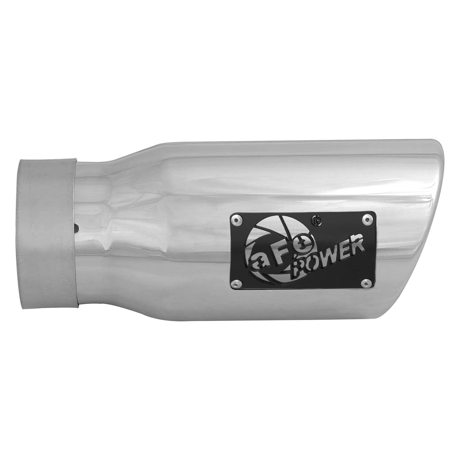 aFe Power 3" Inlet x 4" Outlet x 9" Length Stainless Steel Polished Bolt-On Exhaust Tip 49T30401-P09