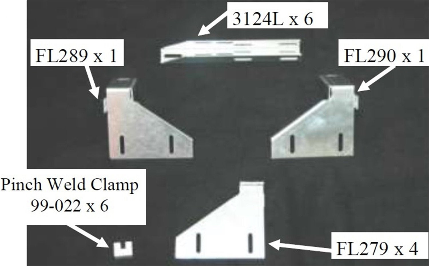 Bracket Kit Owens Products 10-1303