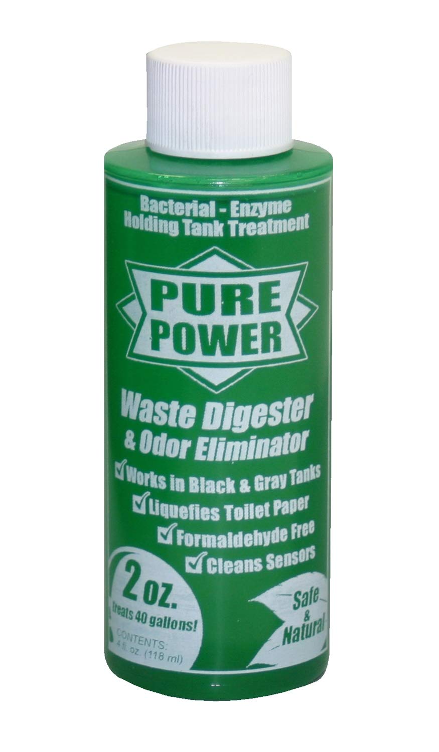 Valterra V22004 Waste Digester and 'Pure Power' Odor Eliminator - 2 oz. Bottle