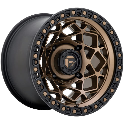 UTV Fuel D785 15X7 4X156 BRZ M-BLK-RING 10MM - D7851570A543