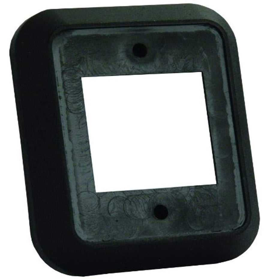 Double Switch Wall Spacer JR Products 13525 - Black