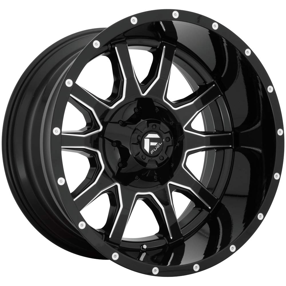 D627 VANDAL Fuel Offroad BLACK Wheel with Painted and TPMS Compatible (20 x 10. inches /8 x 170 mm, -18 mm Offset)