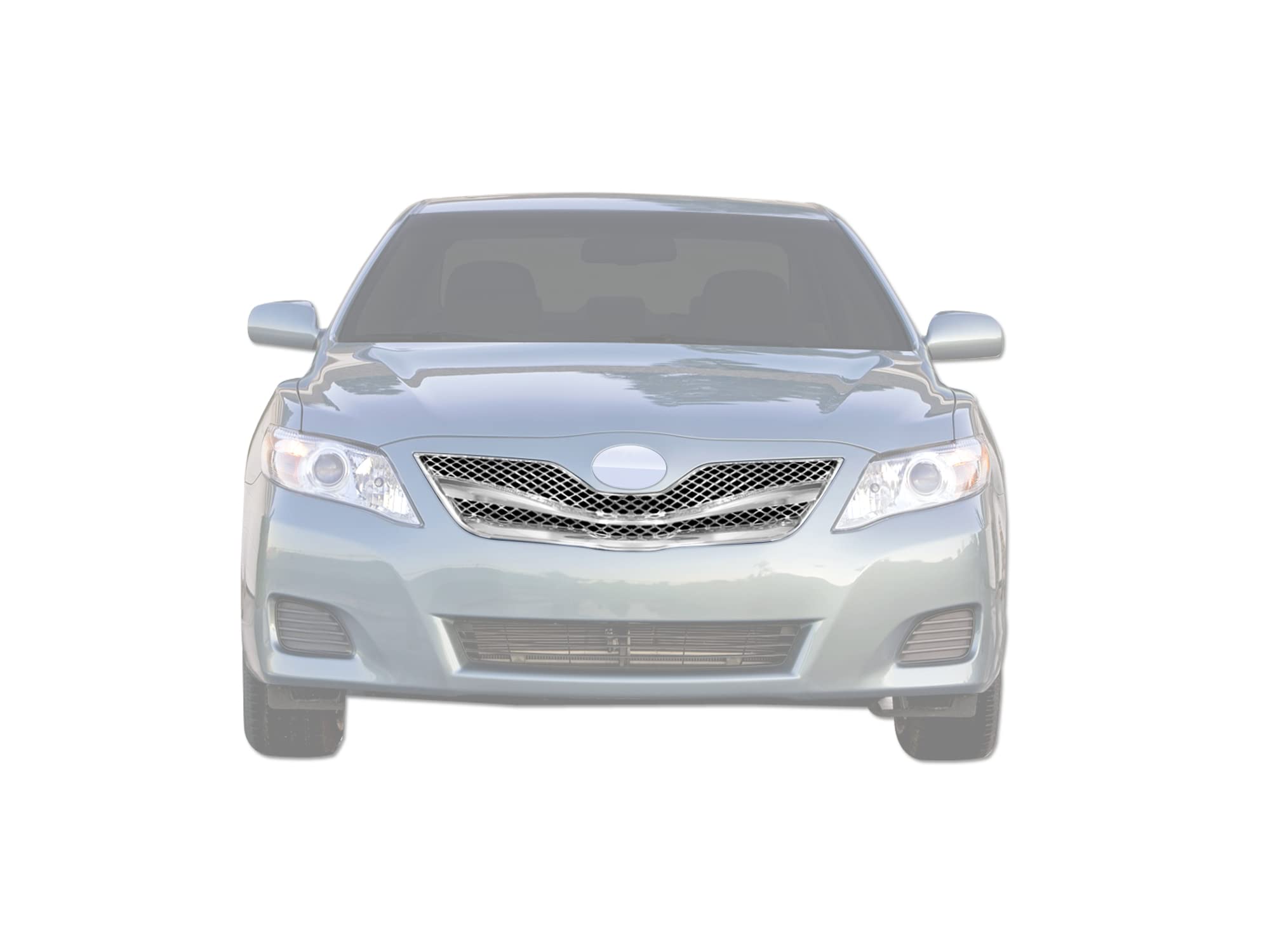 7150102 Armordillo USA Mesh Grille Fits 2010-2011 Toyota Camry-Chrome