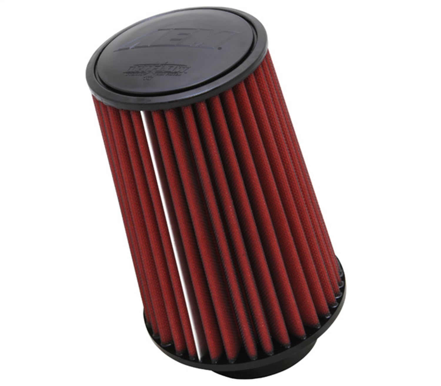 AEM 21-3059DK Clamp-On Universal DryFlow Air Filter: Round Tapered; 4 in (102 mm) Flange ID; 9.25 in (235 mm) Height; 6.5 in (165 mm) Base; 5.125 in (130 mm) Top