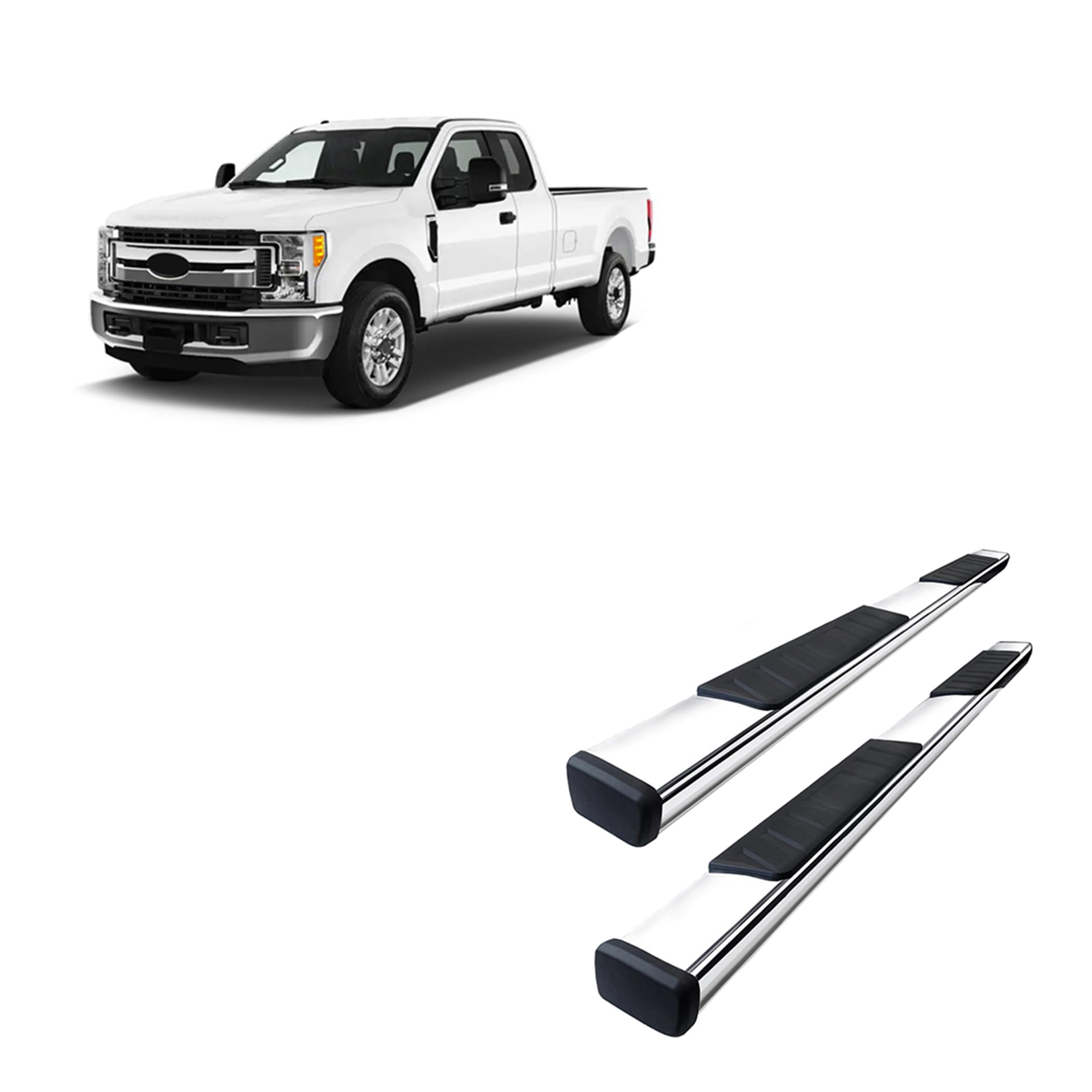 Summit Black Horse SU-FO0279SS Stainless Running Board, 1 Pack