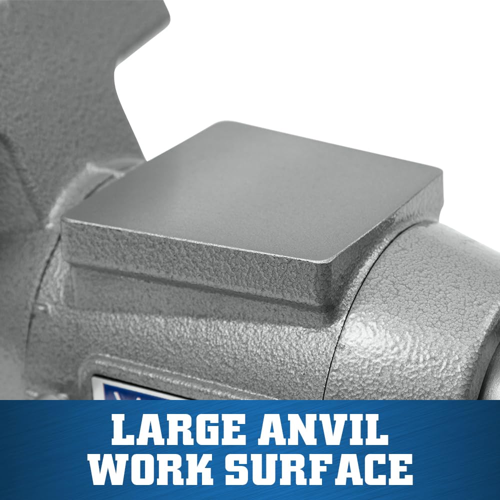 Multi-Purpose Wilton Bench Vise, 6-1/2" Jaw Width, 6-1/4" Jaw Opening, 3-1/4" Throat (Model 650P)