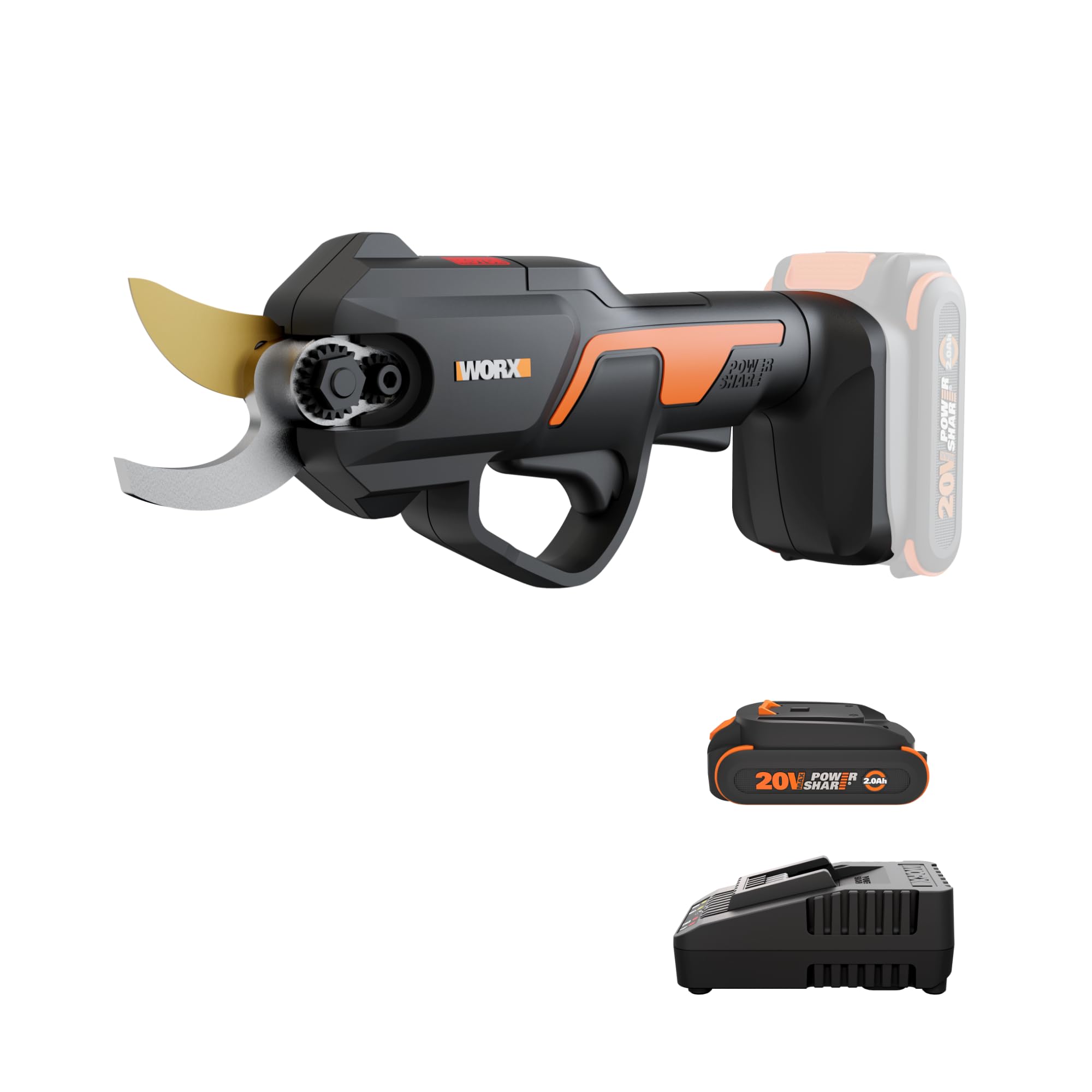 Worx NITRO 20V Pruning Shear/Lopper WG330 - (Battery & Charger Included)