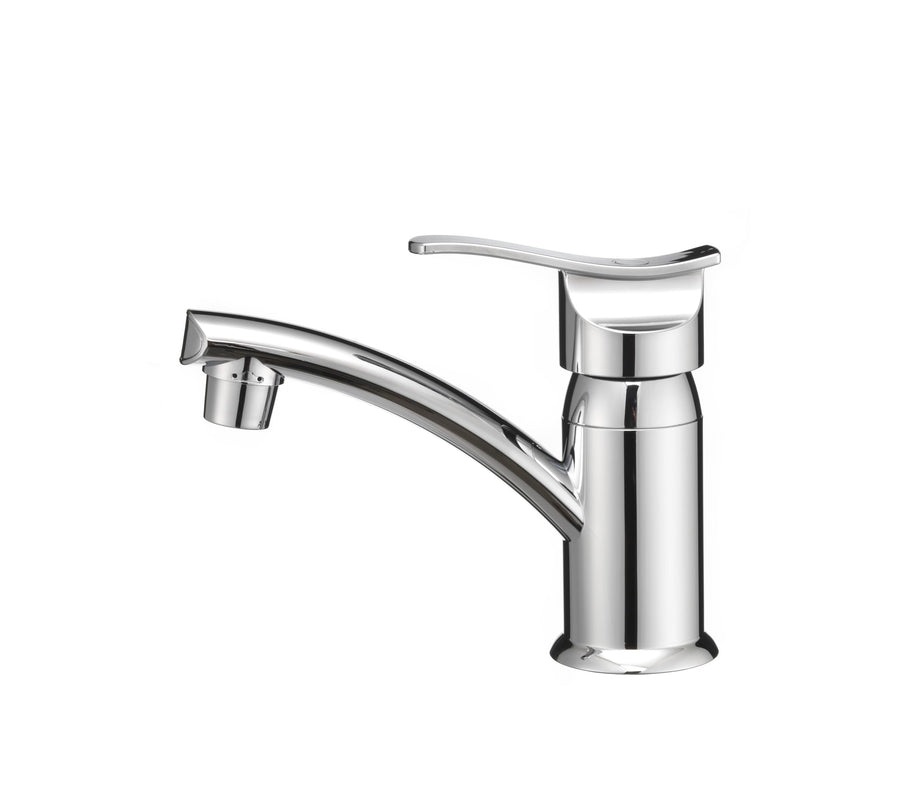 Dura Faucet Streamline RV Single Lever Centerset Lavatory Sink Faucet (Chrome Polished)