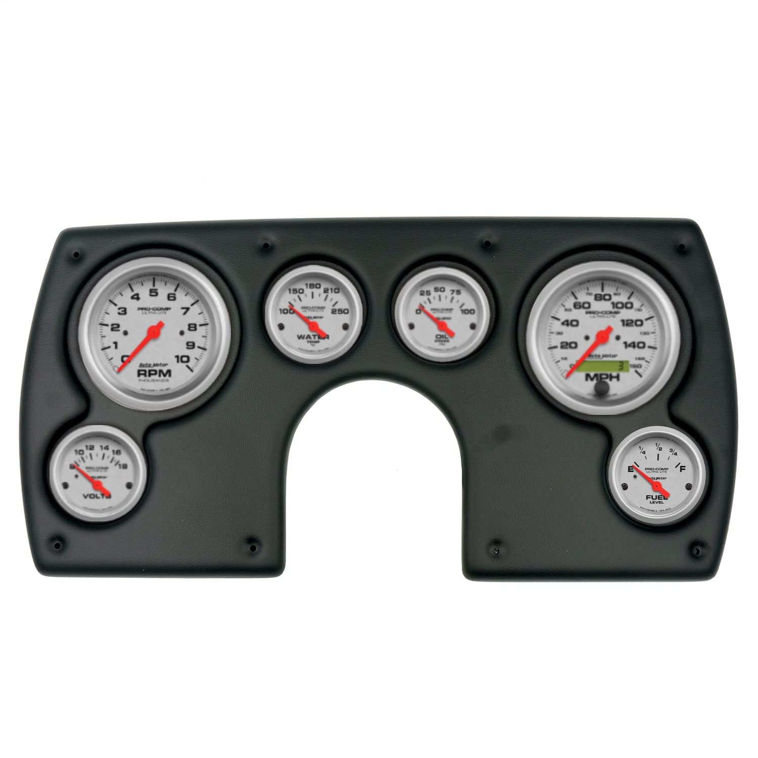 AutoMeter Dash Kit Direct Fit, (3 3/8" X2, 2 1/16" X4), Chevy Camaro 69, Ultra-Lite (2921-13)