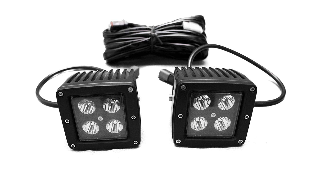 Blacked Out Racesport Series 3x3 Led Auxilia BO3X3