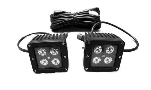 Blacked Out Racesport Series 3x3 Led Auxilia BO3X3