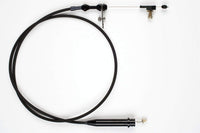 Kickdown Cable Kit Lokar XKD-2350HT with Black Stainless Steel Housing and Black Aluminum Fittings for GM TH-350 Transmission