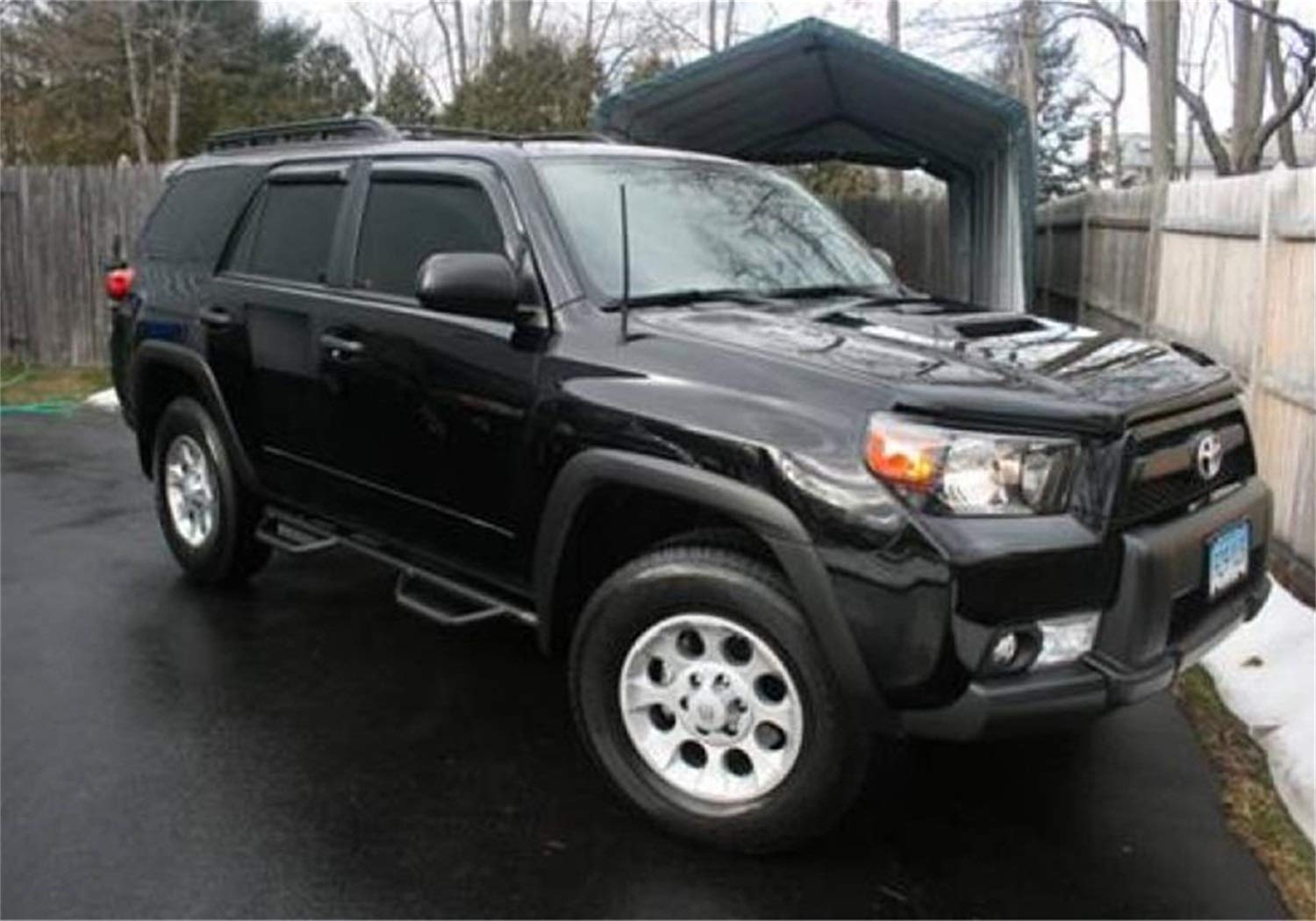 Toyota 4Runner Nerf Steps for RealTruck | Wheel-to-Wheel, Heavy Duty Steel, Textured Black | T0260R | Fits 2003-2009 Toyota 4 Runner 4 Door