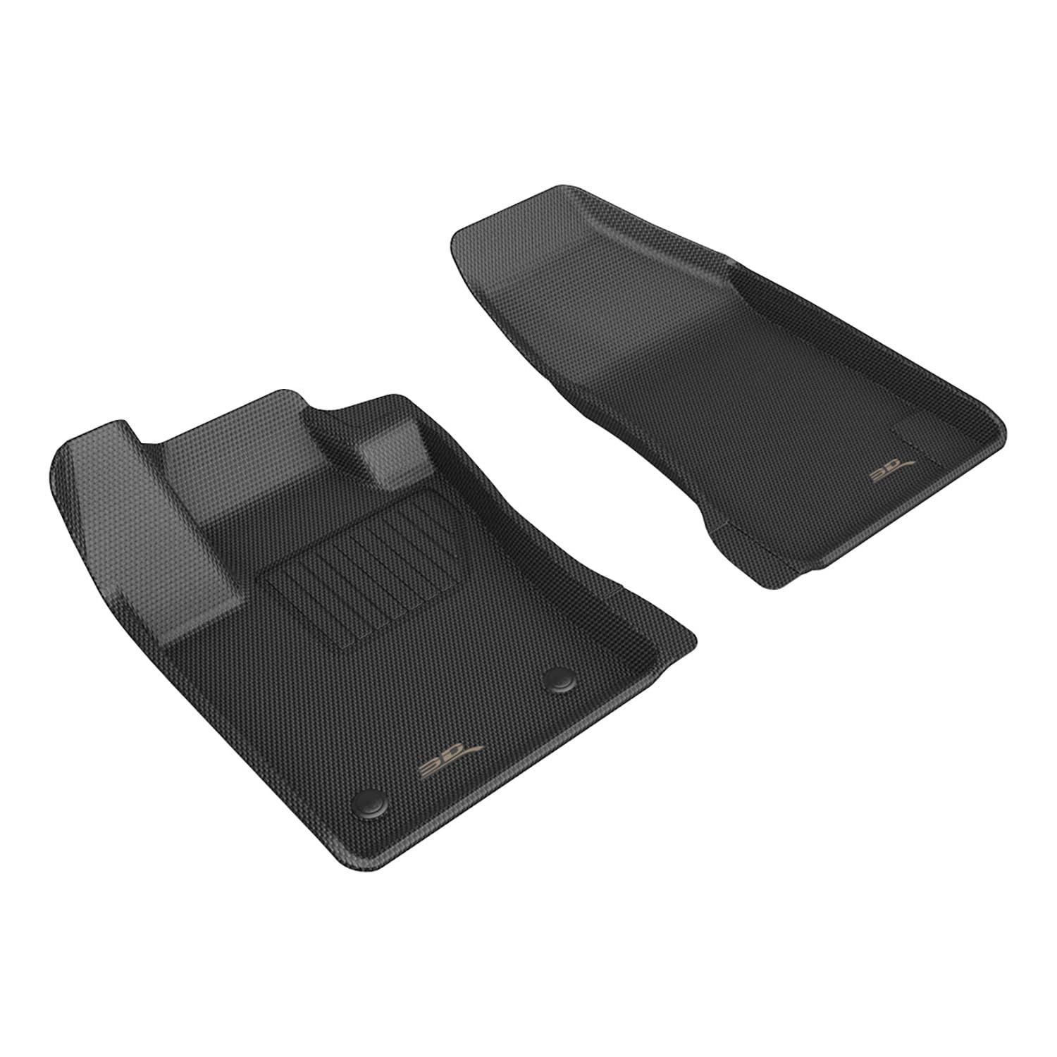 Kagu 3D MAXpider Custom Fit Floor Mat (Black) Compatible with Dodge Hornet 2023-2025 / Alfa Romeo Tonale 2024-2025 - Front Row