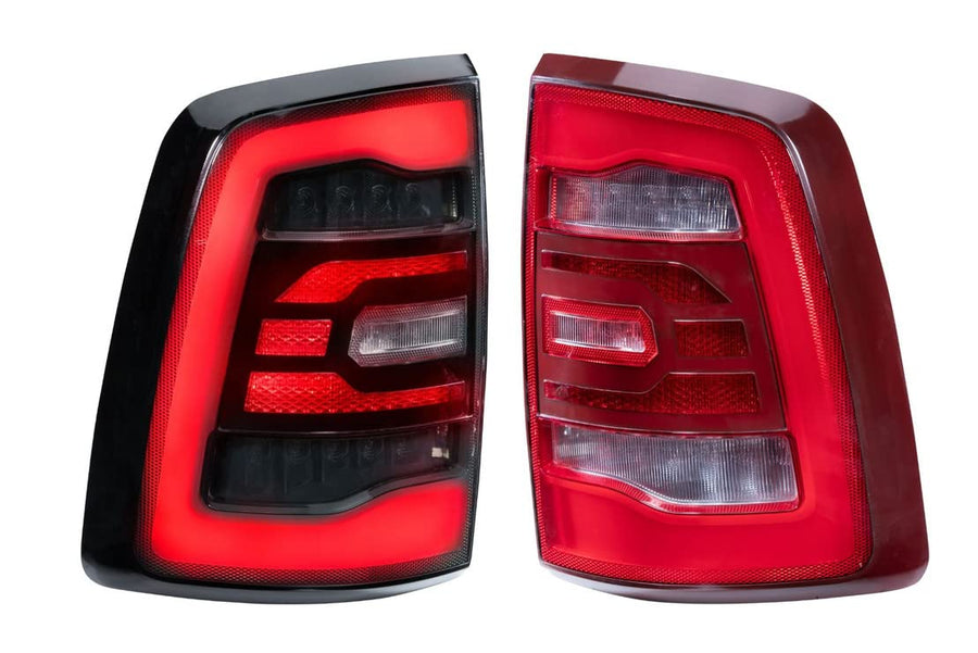 GTR Lighting LED Carbide Taillights Fits Dodge Ram 09-18 Plug and Play Aftermarket Housings (GTR.TL05)
