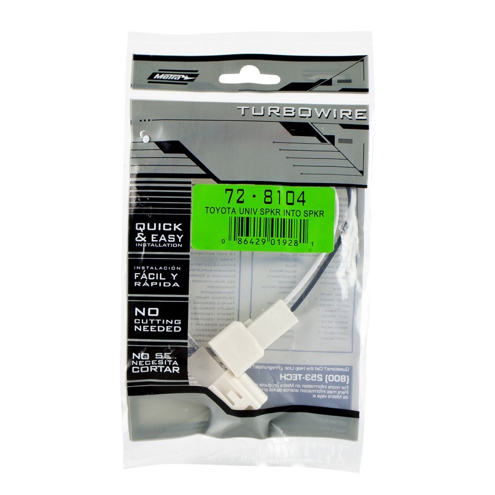 Metra Speaker Harnesses - 72-8104 Fits Honda/Hyundai/Isuzu/Lexus/Mitsubishi/Pontiac/Scion/Subaru/Toyota Select Vehicles 1988-2025
