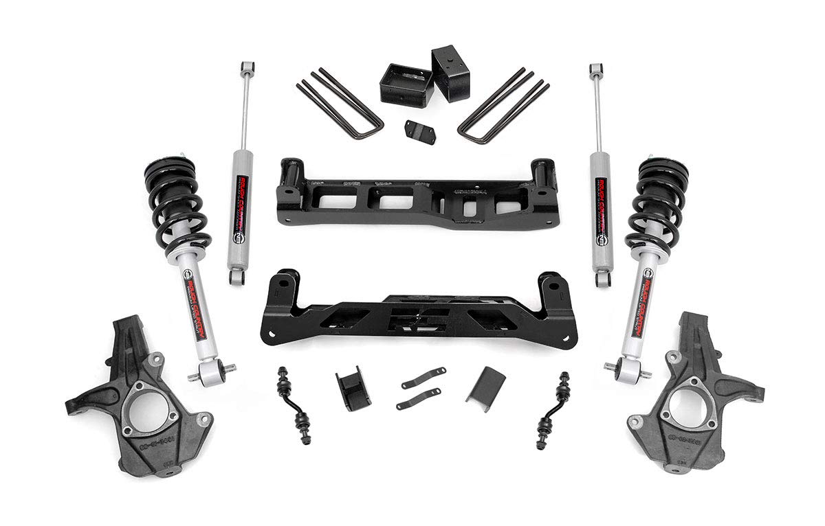 5" Lift Kit Rough Country w/N3 Struts for 2014-2018 Chevy/GMC 1500 2WD - 24834