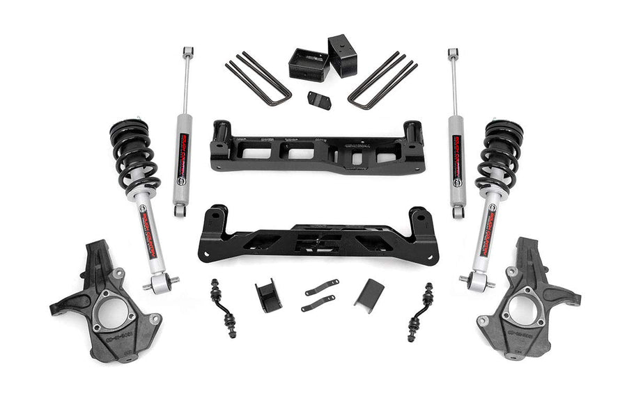 5" Lift Kit Rough Country w/N3 Struts for 2014-2018 Chevy/GMC 1500 2WD - 24834