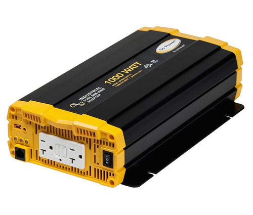 GP-ISW1500 Go Power! 1500 Watt Industrial Pure Sine Wave Inverter, 12V to 120V AC, Dual GFCI Outlets, PowerSave Mode, Overload Protection, Ideal for Appliances & Sensitive Electronics