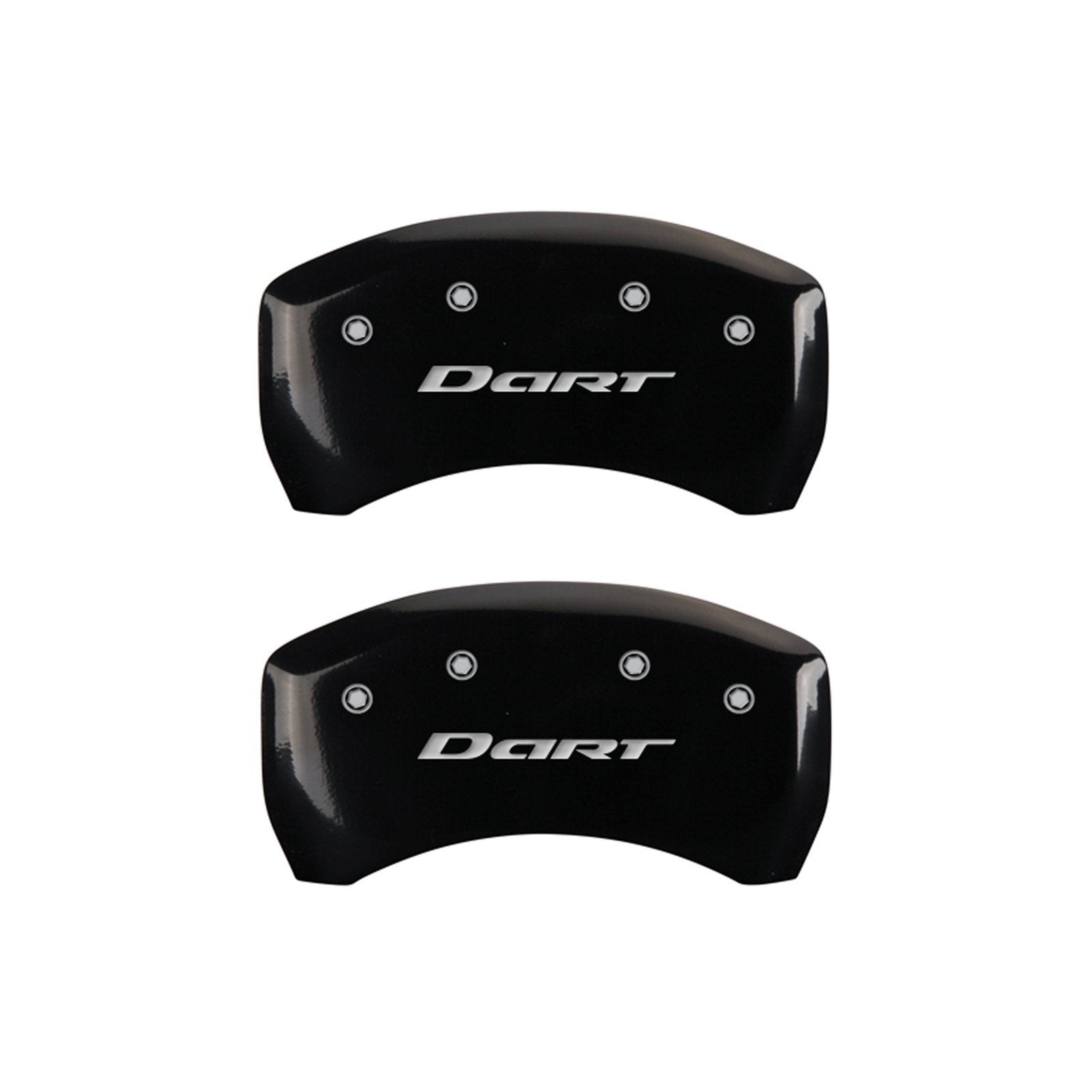 Caliper Covers MGP 12199SDR1BK with Black Powder Coat Finish, (Set of 4)