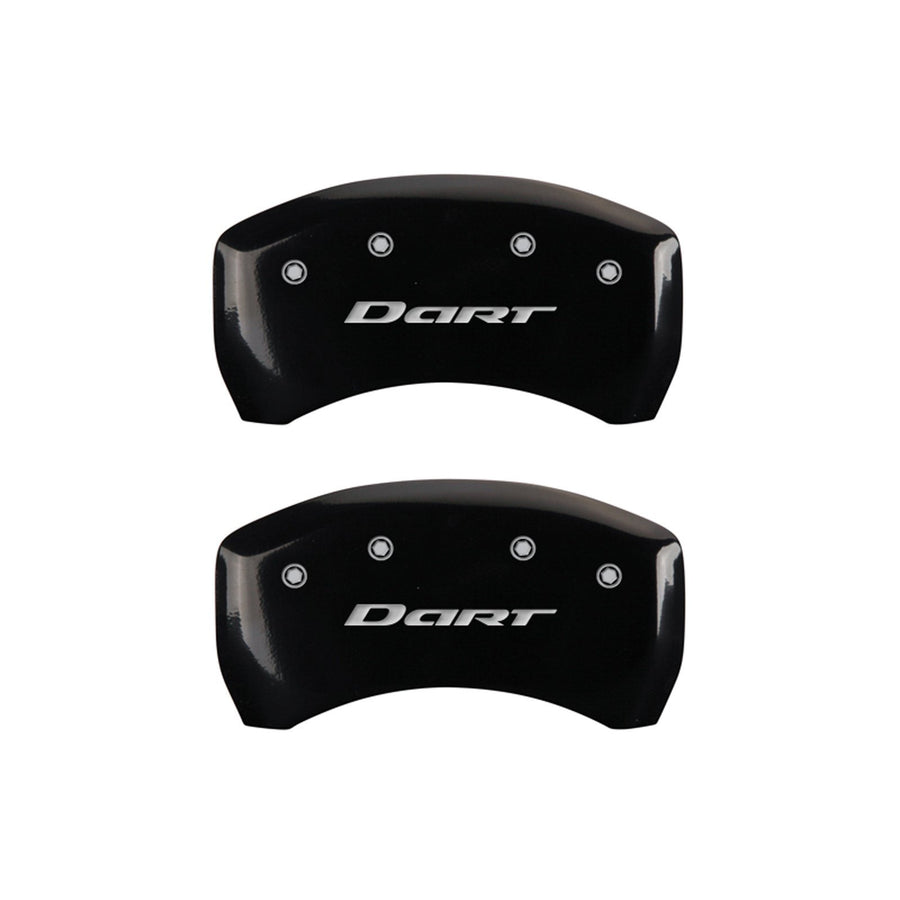 Caliper Covers MGP 12199SDR1BK with Black Powder Coat Finish, (Set of 4)